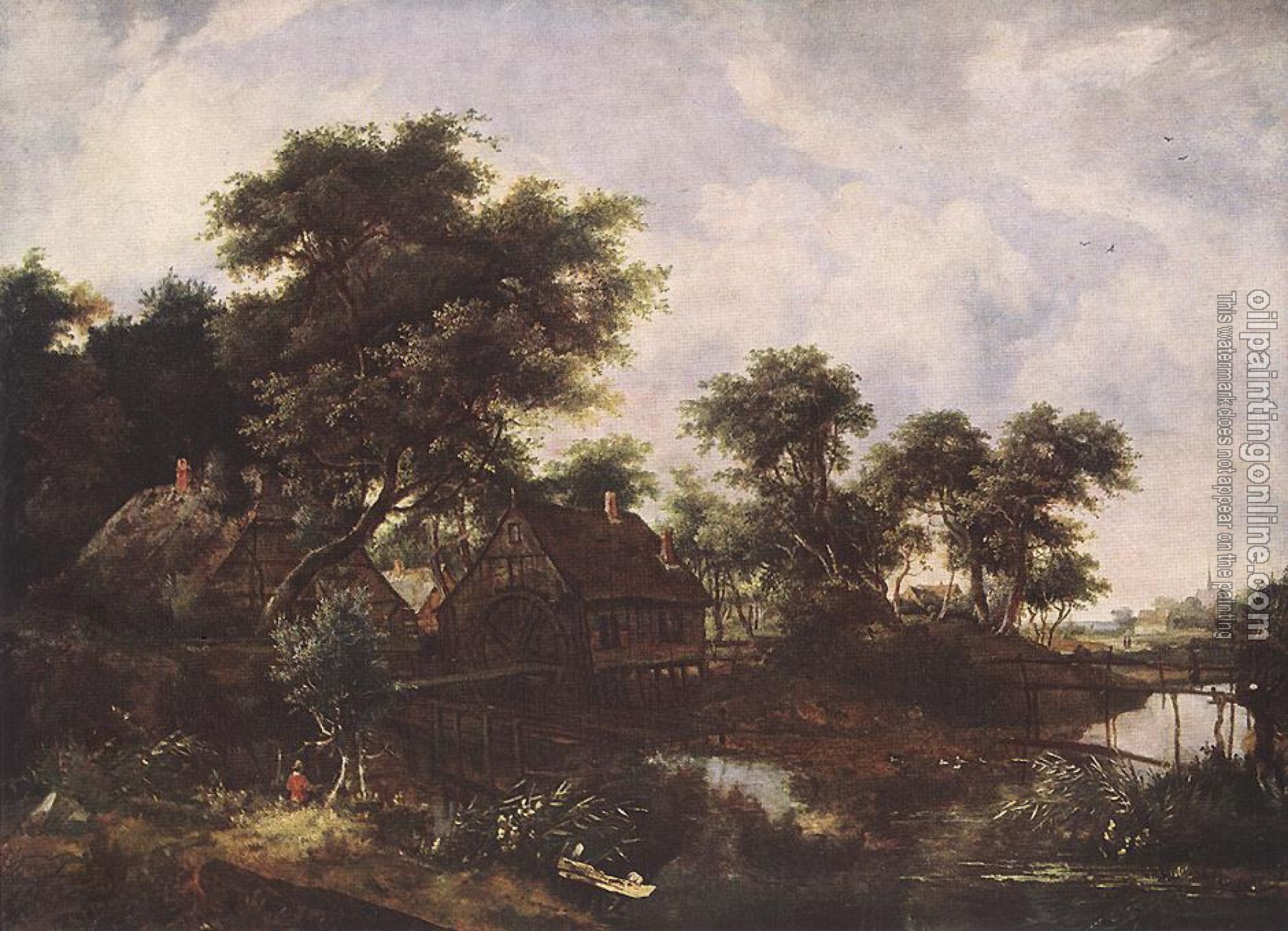 Hobbema, Meyndert - The Watermill 4